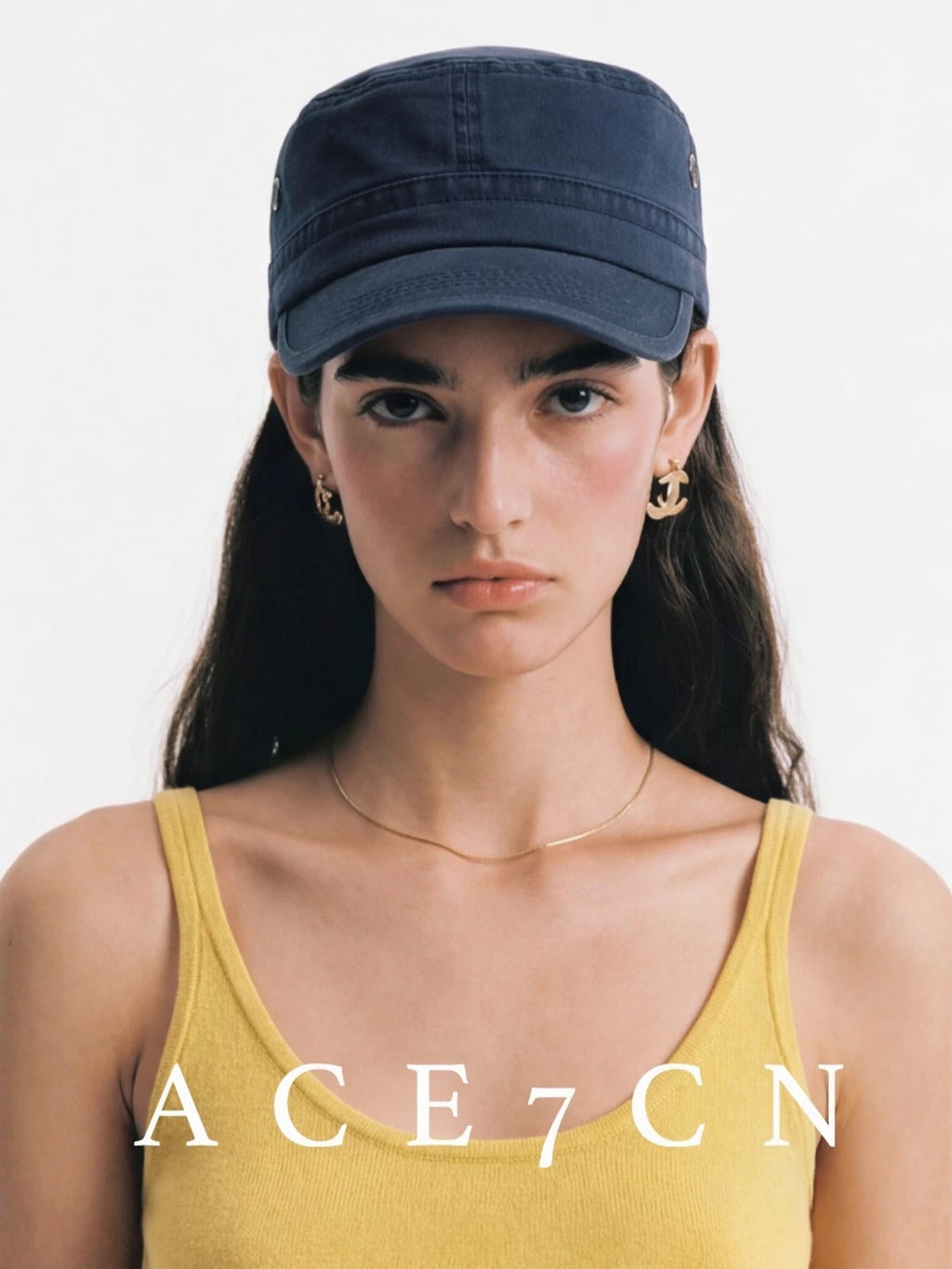 Urban Denim Equestrian Hat Distressed Denim Riding