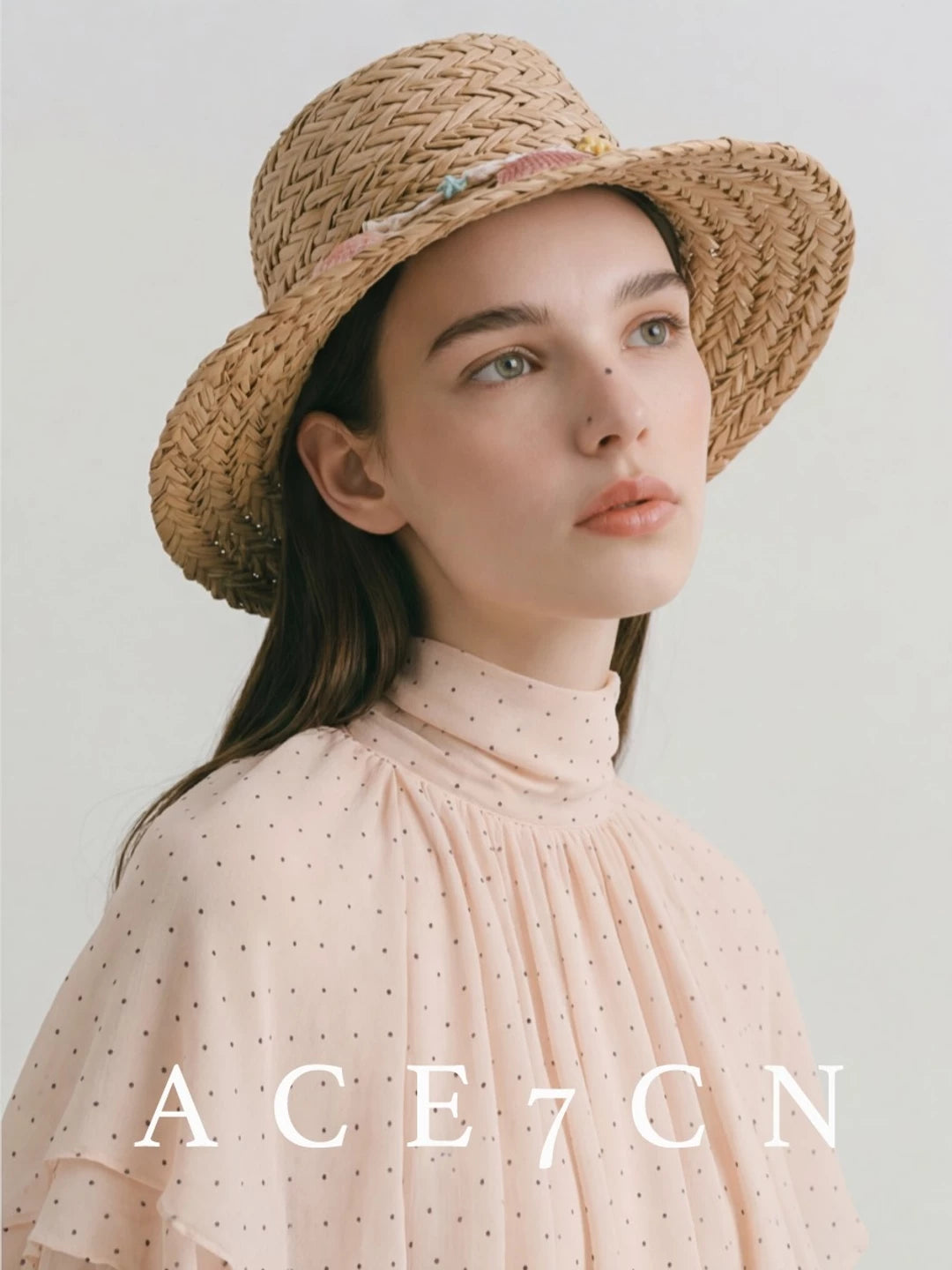 Old-Money Vintage Natural Natural-Straw Dress Hat Handmade