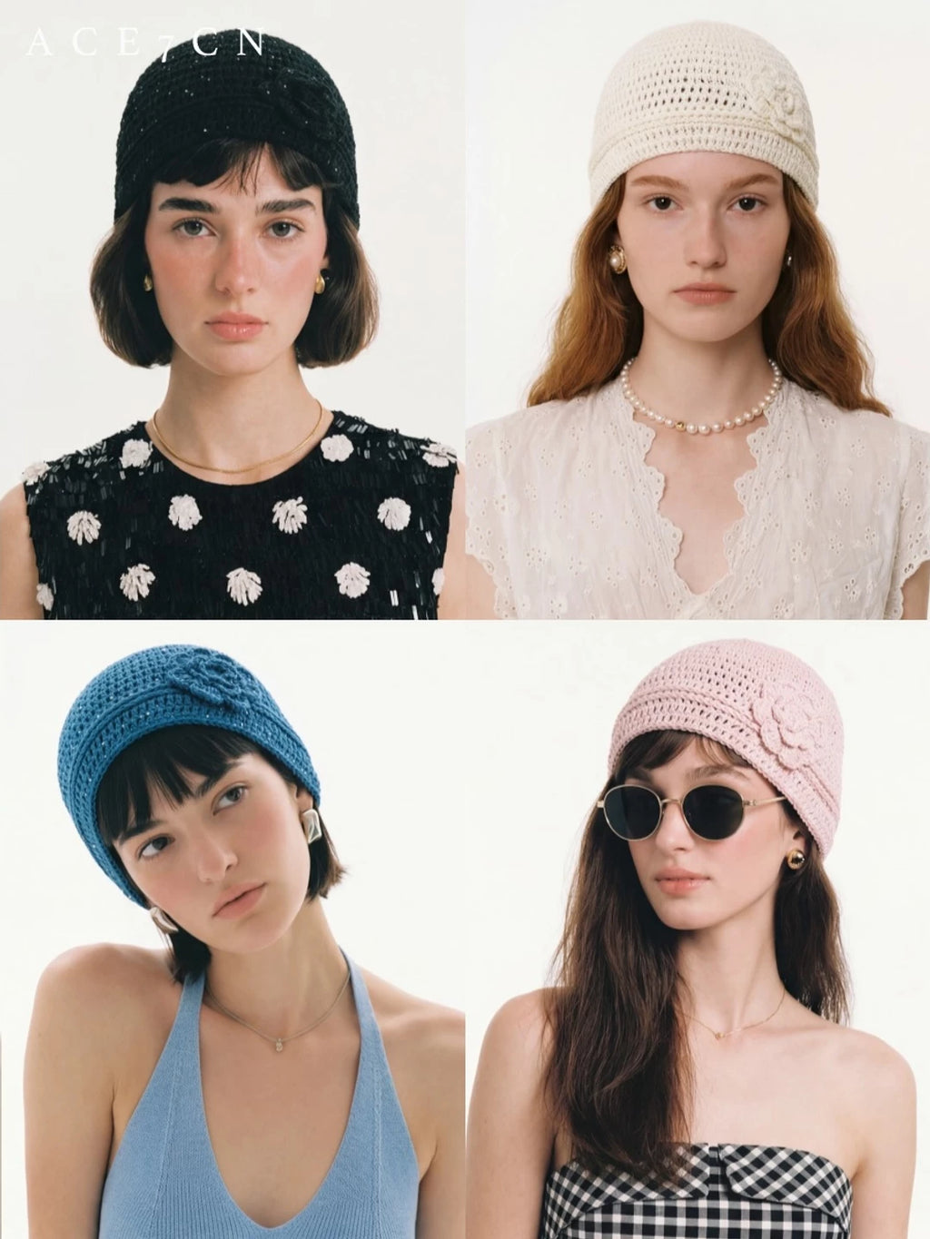 Nordic Knit Beanie Candy-Color Pullover Beanie Subtle-Glitter