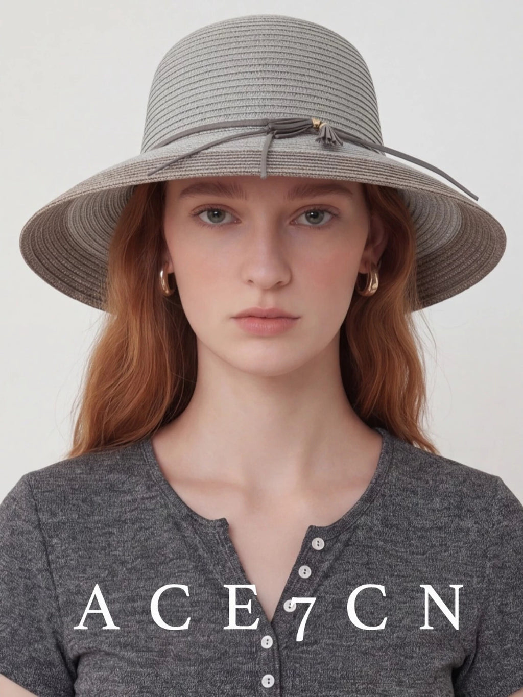 South-France Resort Paper-Straw Sun Hat Multi-Stripe Seaside