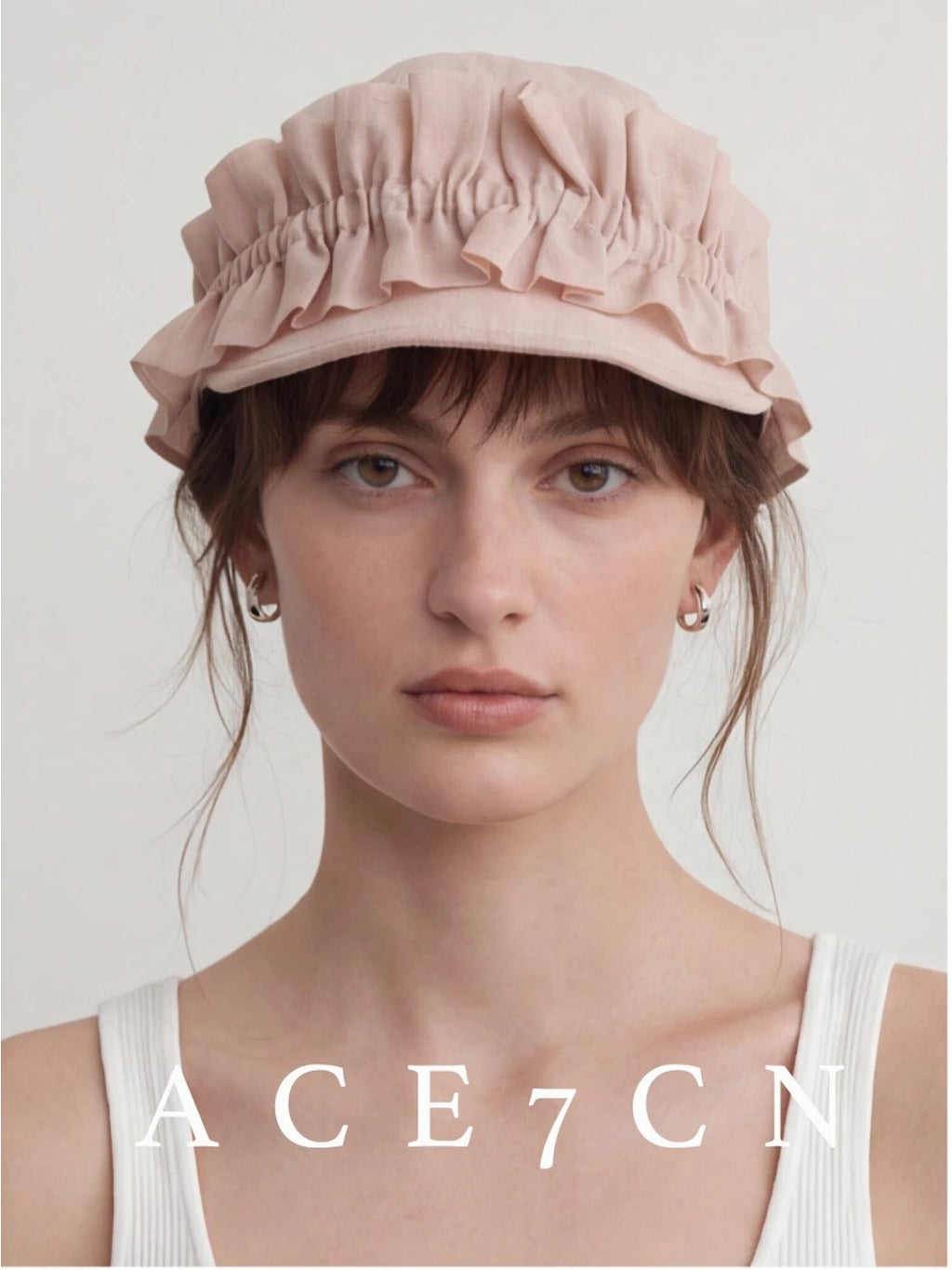 Japanese Artsy Handmade Floral-Shaped Hat Lightweight Travel-Look