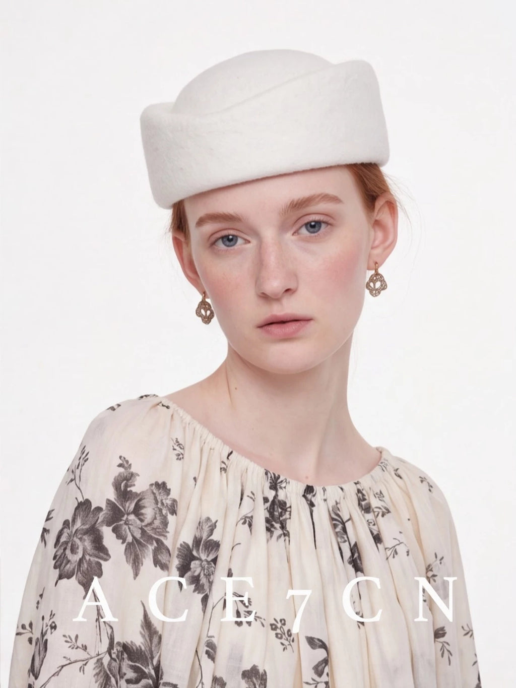 British Vintage Wool Pillbox Hat pillboxhat Round