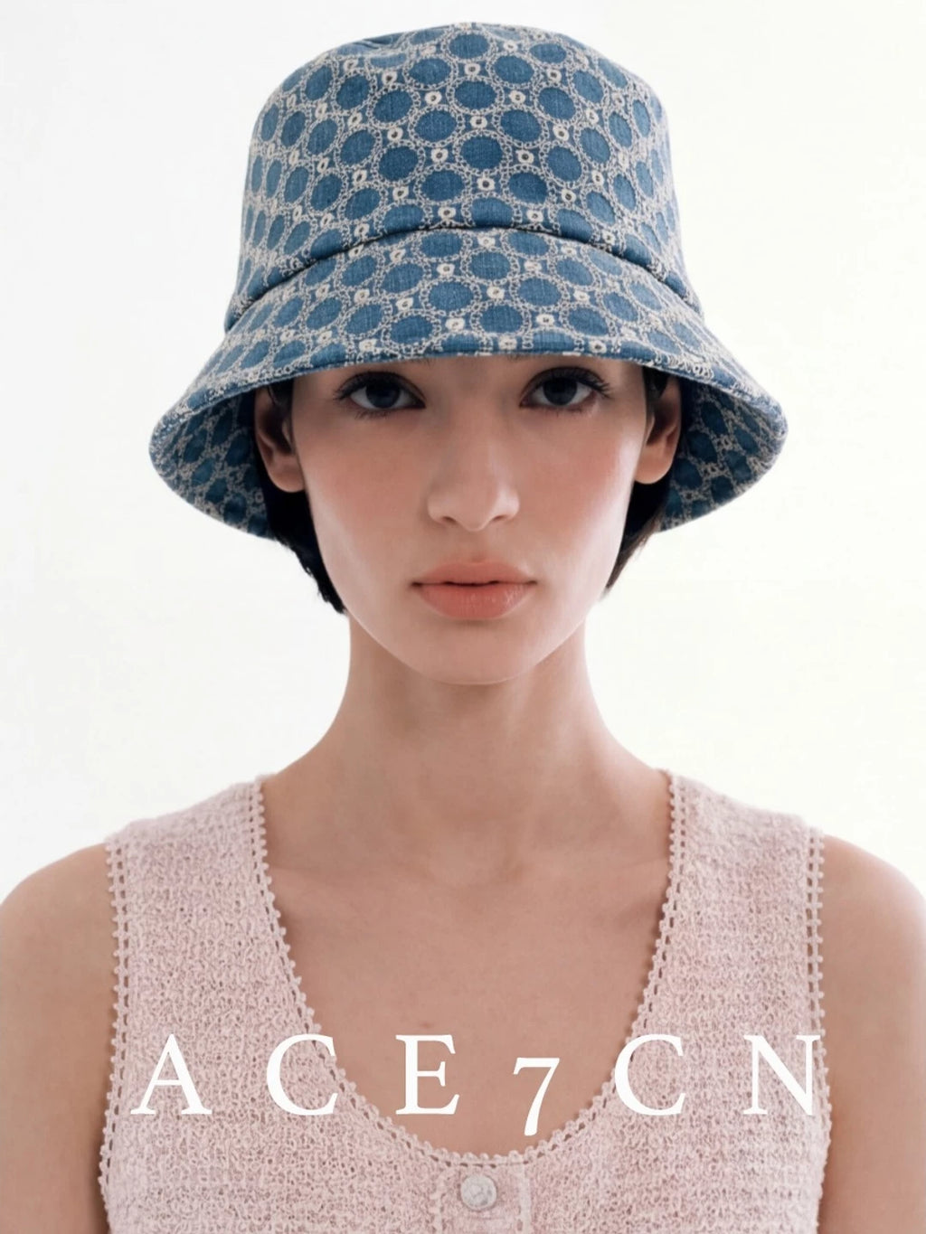 Vintage Elegant Bucket Hat Jacquard Bucket Hat