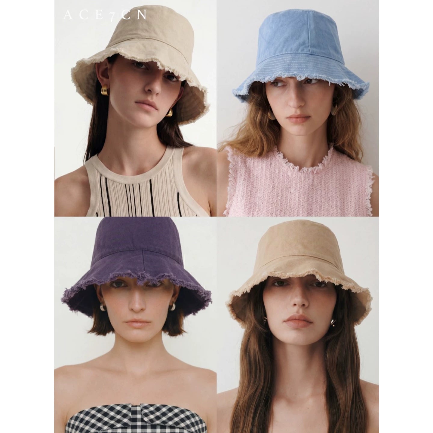 Urban Chic Cotton Lampshade Bucket Hat Commute