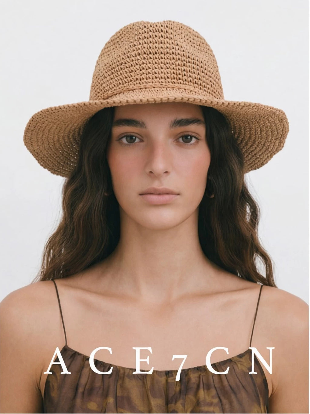 South American Western Straw Hat Minimalist Classic
