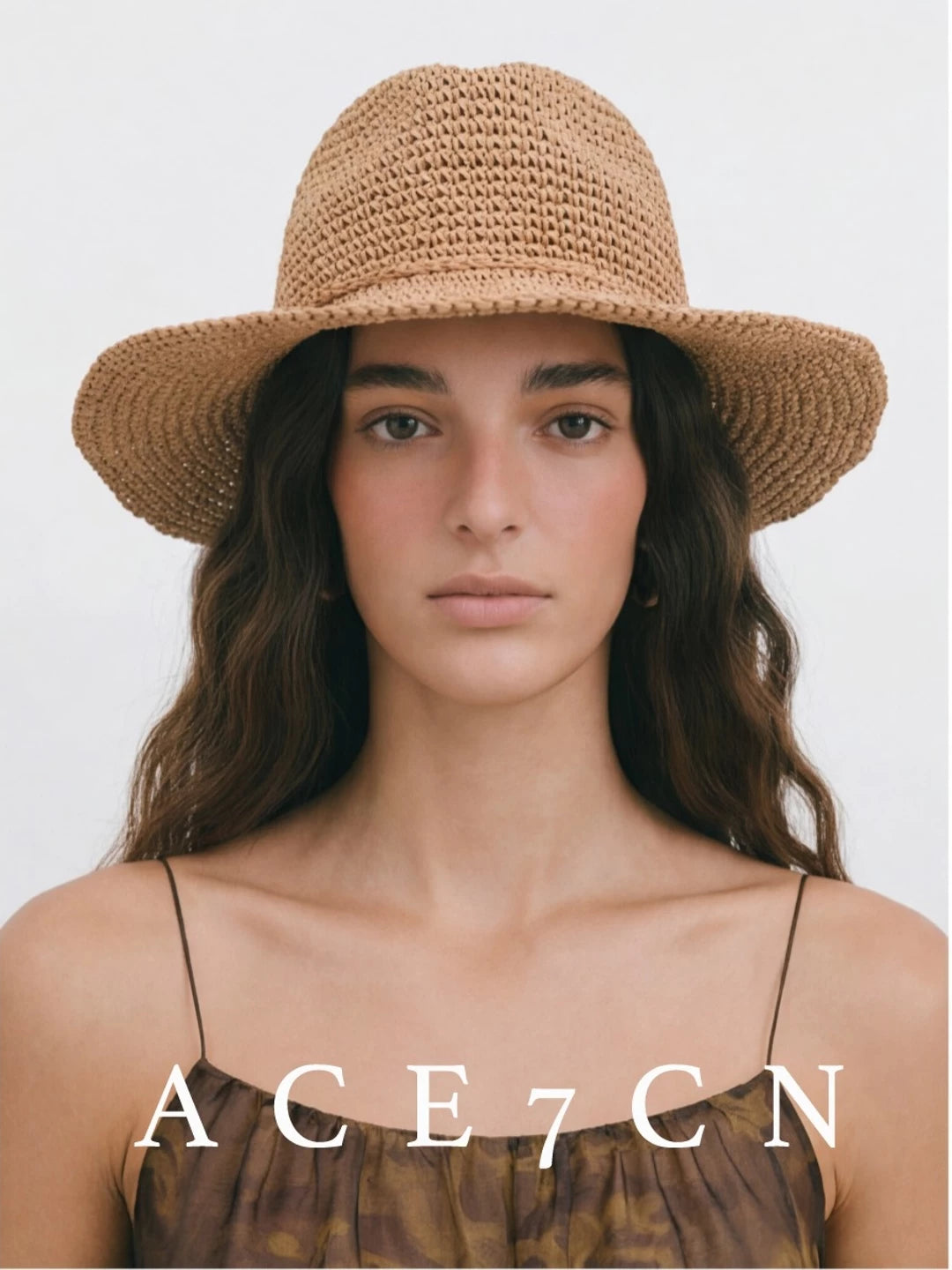 South American Western Straw Hat Minimalist Classic