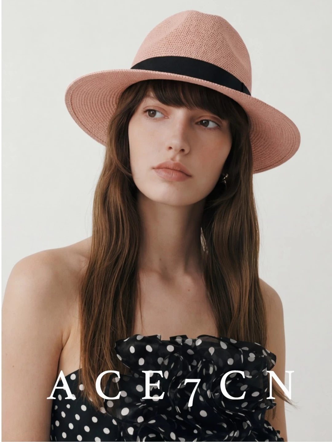 South-France Holiday Premium Panama Hat Straw-Woven Western