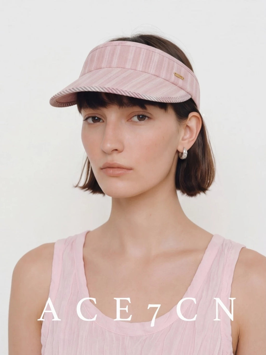 Athleisure Nautical Designer Striped Visor Breathable Outdoor