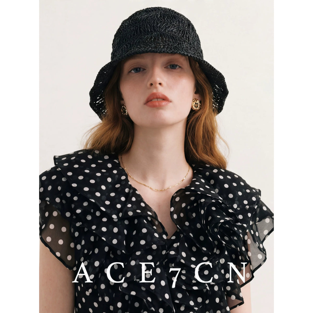 Urban Openwork Bucket Hat Relaxed Lightweight Straw