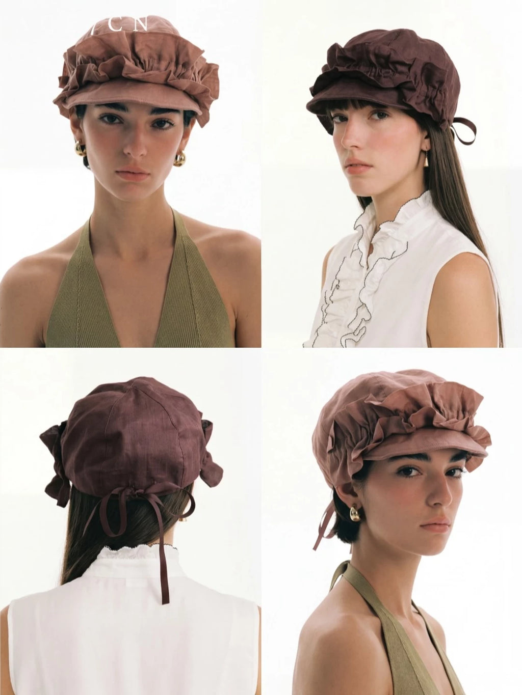 Japanese Hand-Shaped Equestrian Hat Lightweight Fairy Newsboy