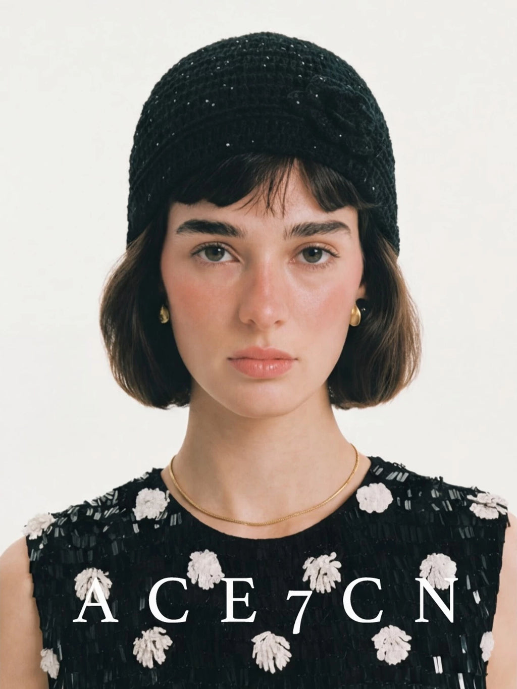 Nordic Knit Beanie Candy-Color Pullover Beanie Subtle-Glitter
