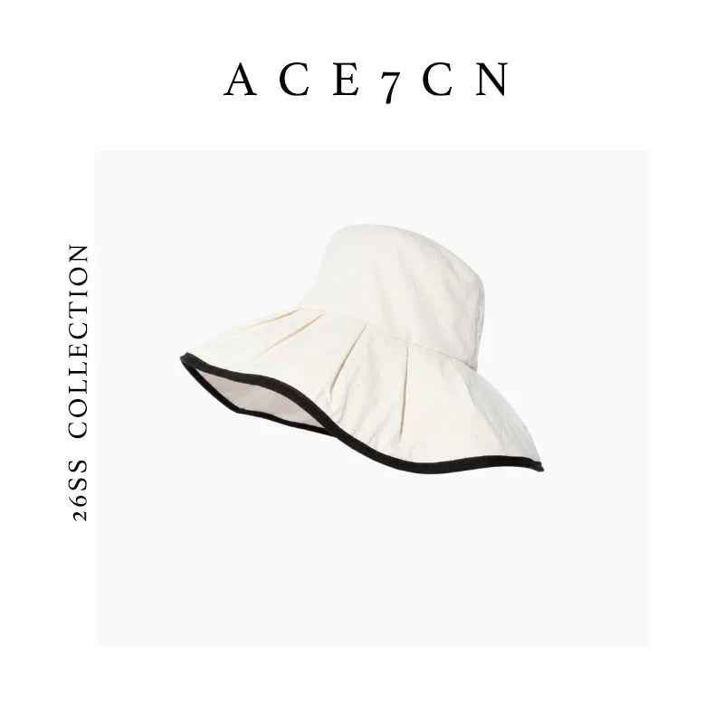 South-France Summer Cloche Bucket Hat UPF Sun