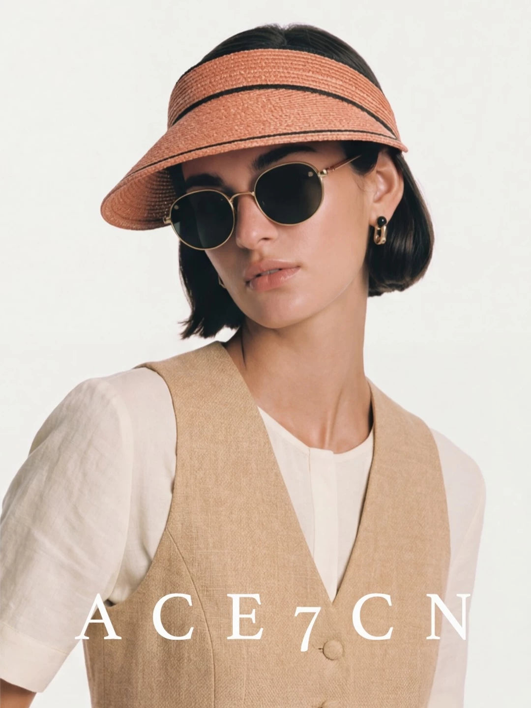 French Elegant Light-Luxury Niche Visor Summer Sun-Protection