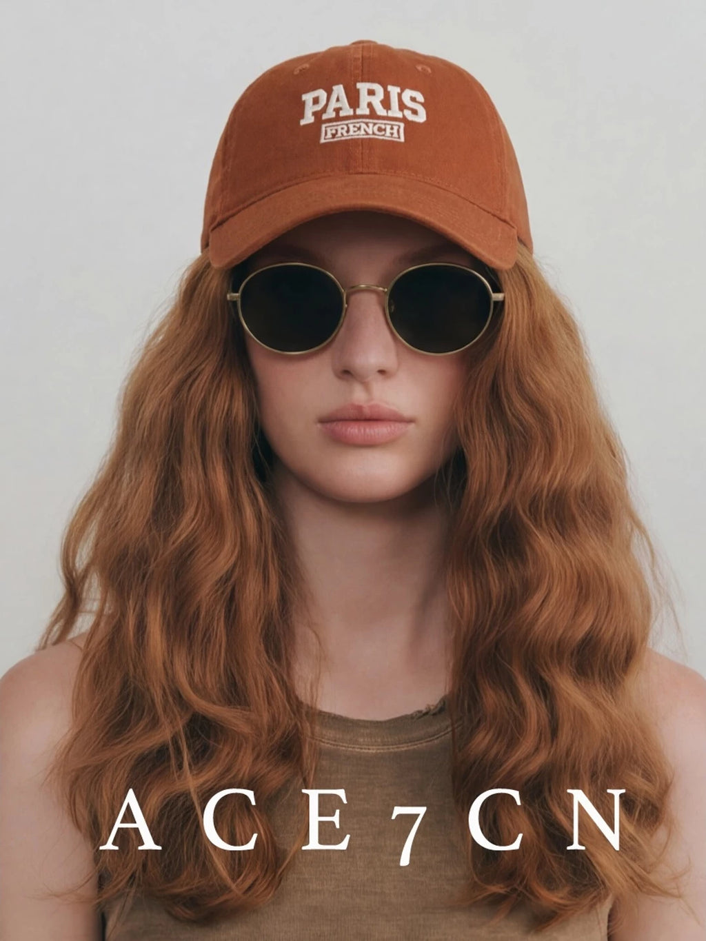 American Vintage Classic Embroidered Baseball Cap Paris
