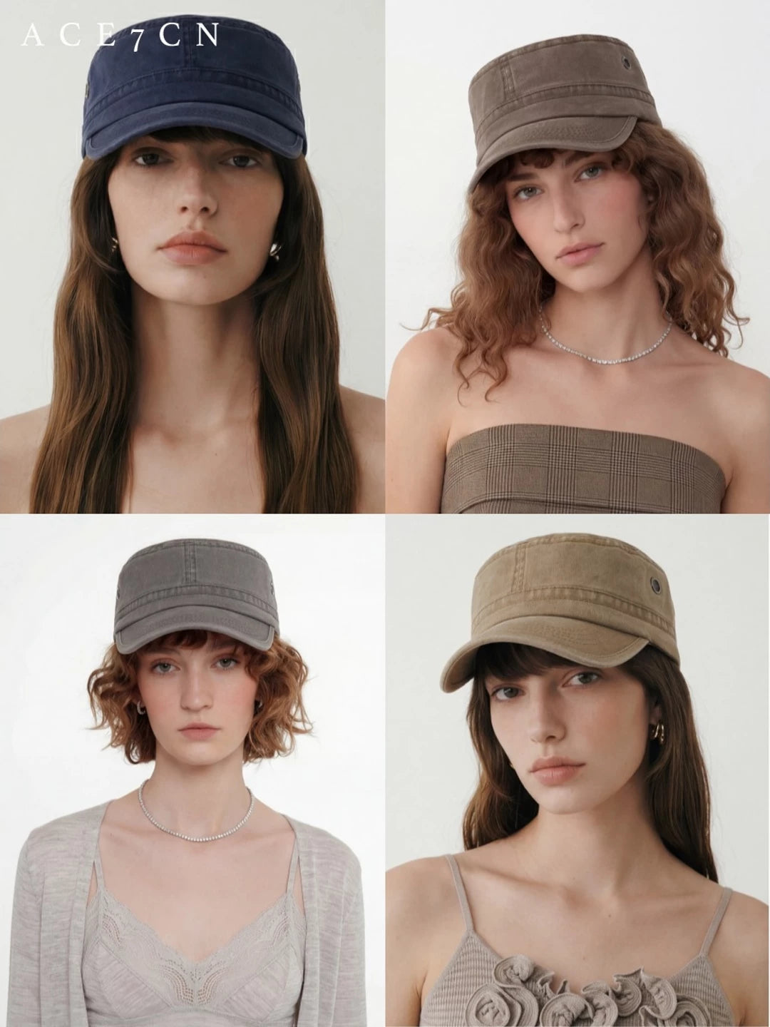 Urban Chic Denim Riding Hat Distressed Denim