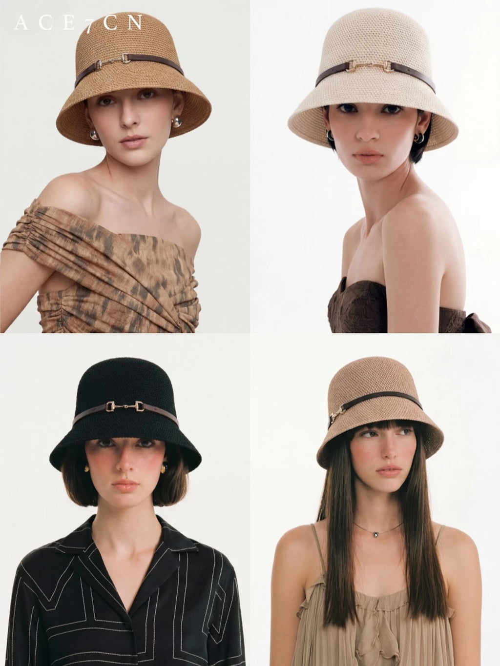British Vintage Bucket Hat Outdoor Breathable Bucket