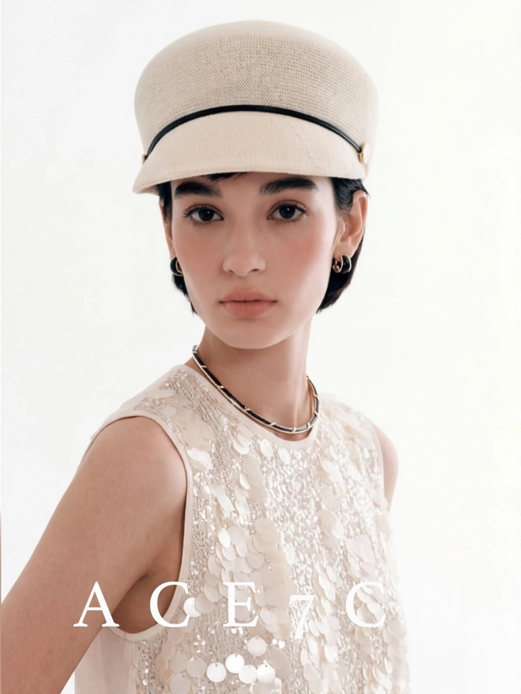 Japanese Niche Short-Brim Equestrian Hat Urban Chic