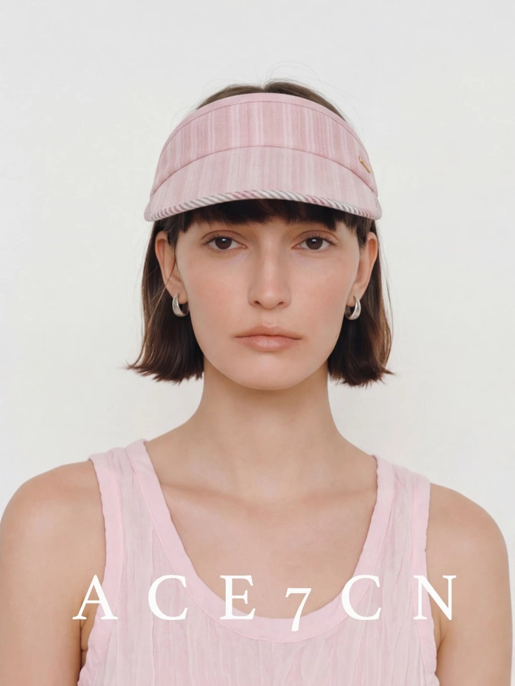 Athleisure Nautical Designer Striped Visor Breathable Outdoor