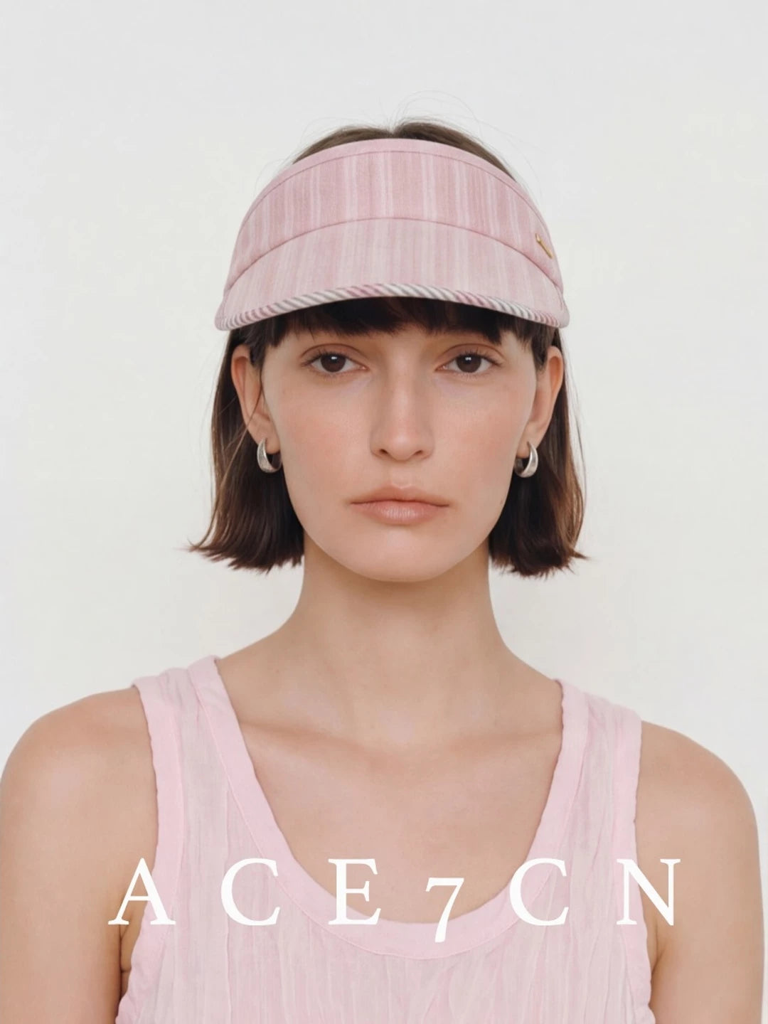 Athleisure Nautical Designer Striped Visor Breathable Outdoor