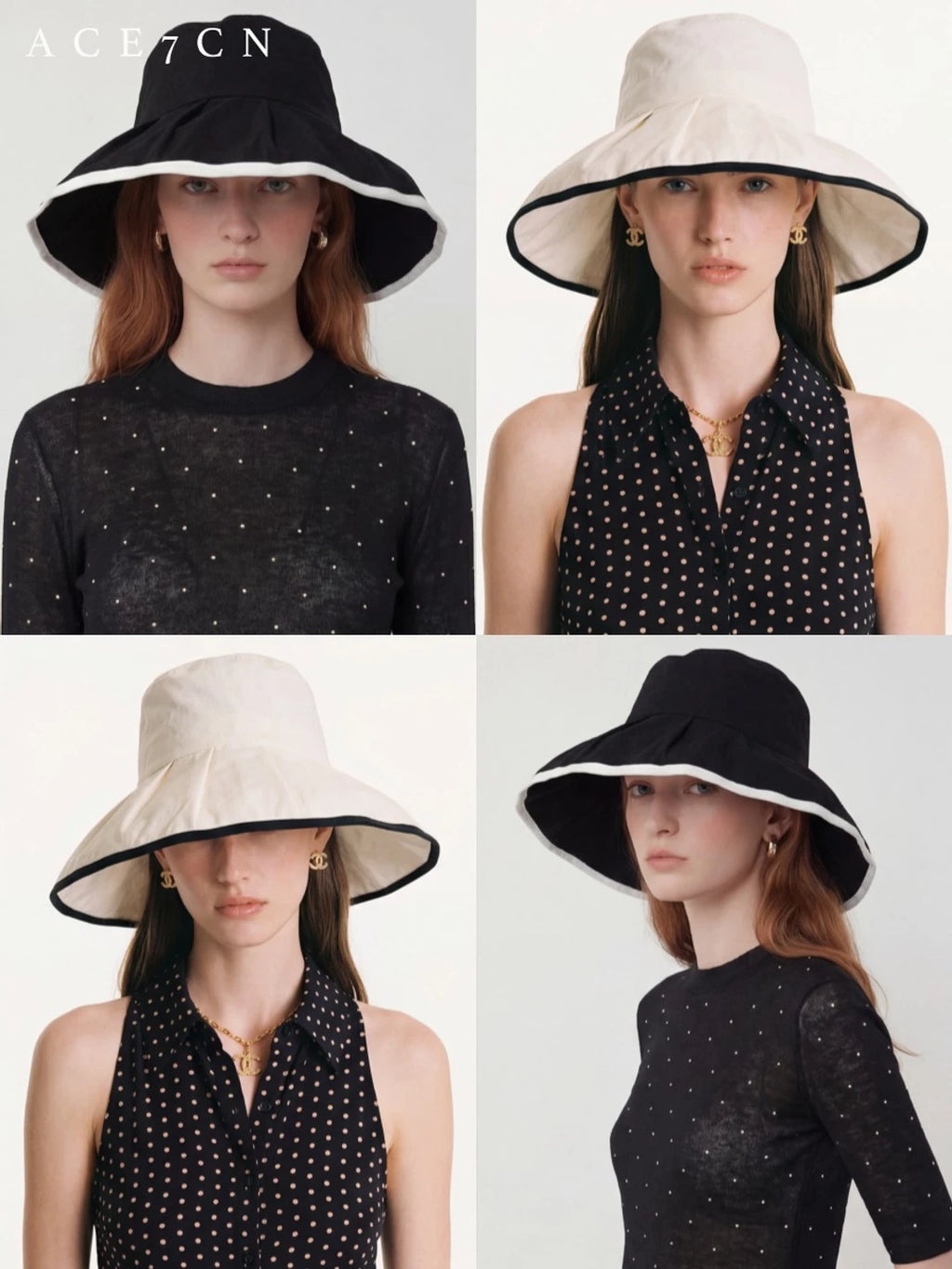 South-France Summer Cloche Bucket Hat UPF Sun