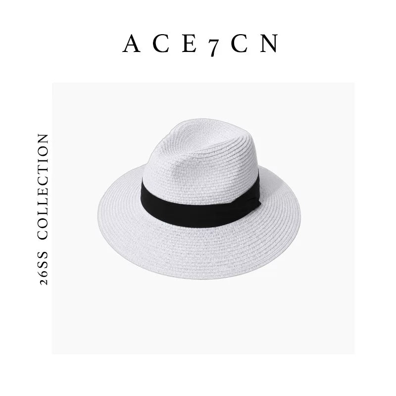 Spanish Niche Wide-Brim Straw Hat Straw Hat