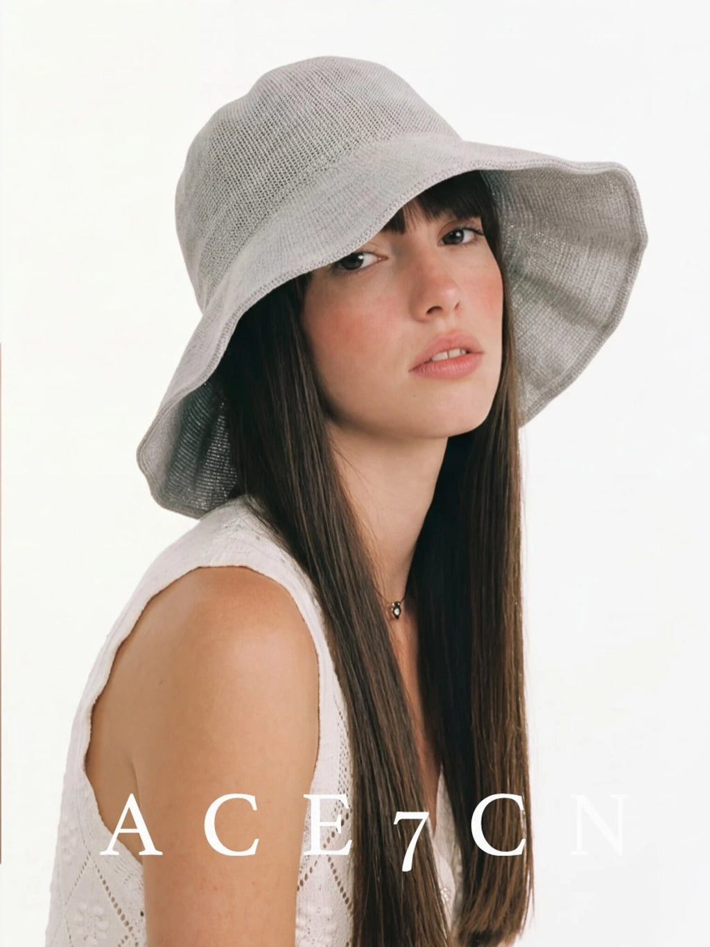 Bucket Hat Casual Breathable Sun Hat Wide-Brim