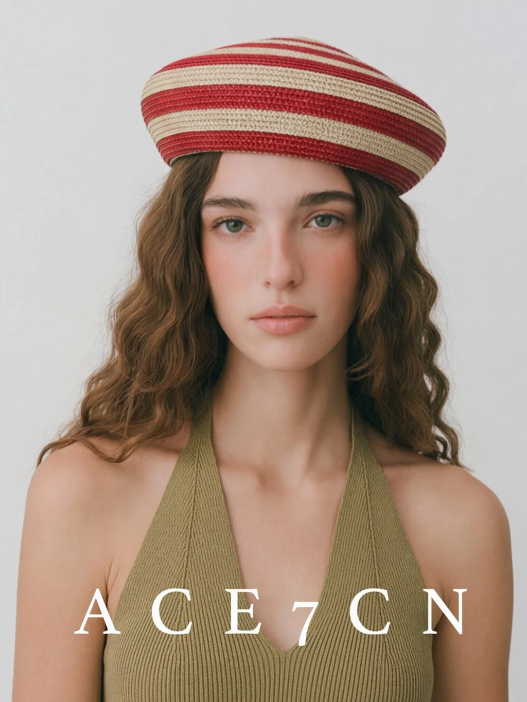 Nordic Niche Striped Pillbox Hat pillbox Round