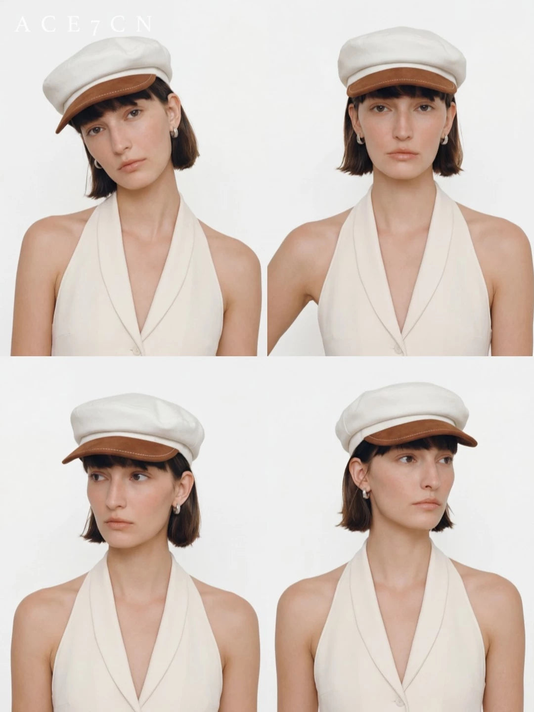 British Vintage Chic Premium Color-Block Riding Hat