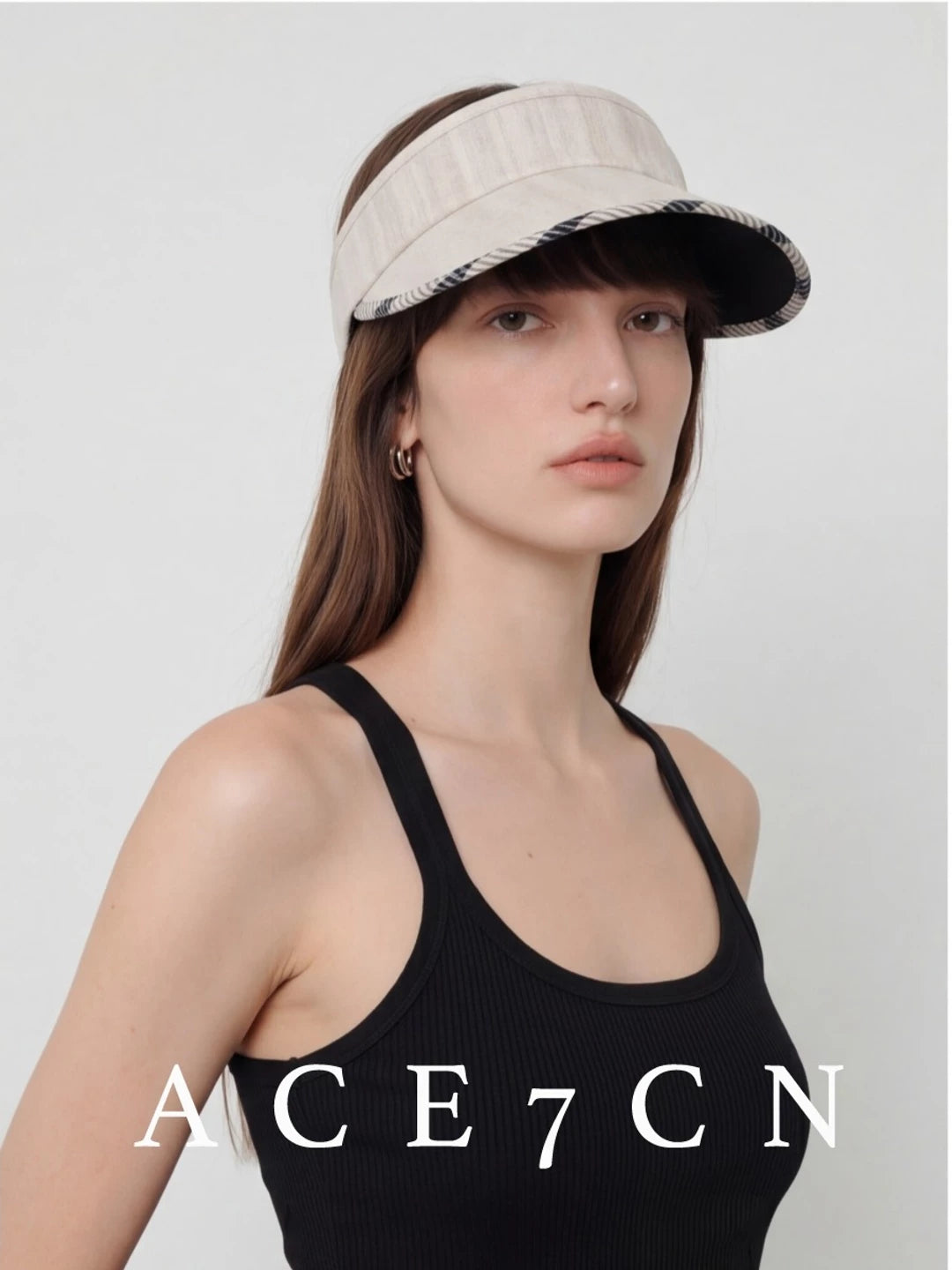Athleisure Nautical Designer Striped Visor Breathable Outdoor