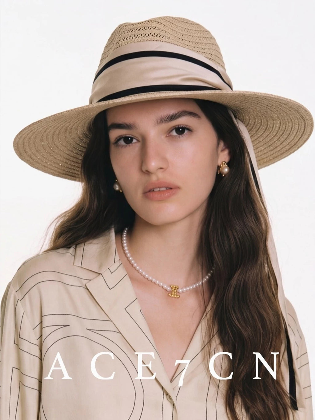 Light-Luxury Panama Hat Hand-Woven Dress Hat Western