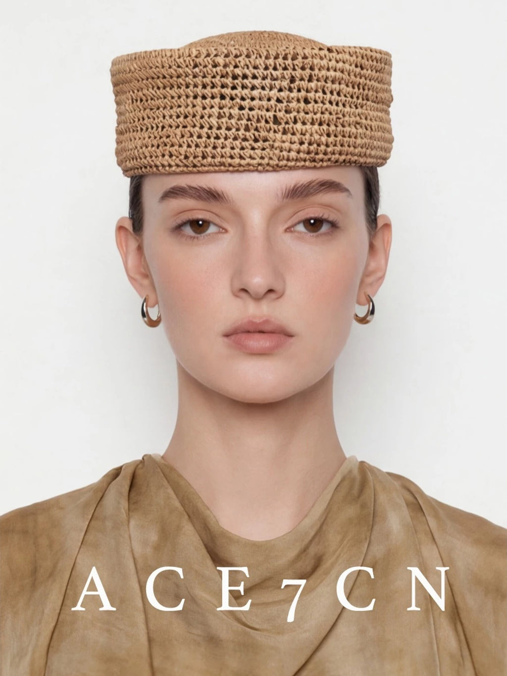 British Vintage Straw-Woven Pillbox Hat pillbox Openwork